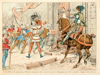 Illustration aus dem Buch "Jeanne d
