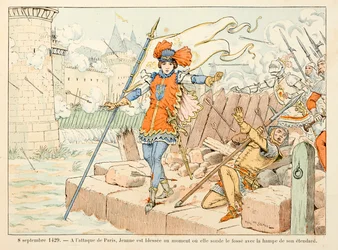 Illustration aus dem Buch „Jeanne d