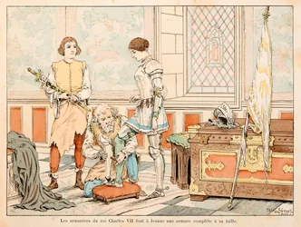 Illustration aus dem Buch „Jeanne d