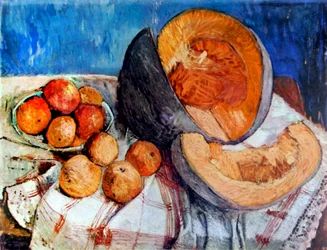 Stillleben mit Melone