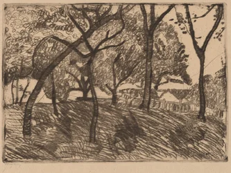 Landschaft mit Bäumen