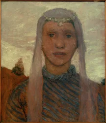 Mädchen mit Schleier