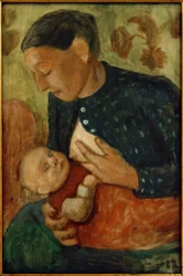 Stillende Mutter