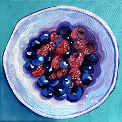 Frische Beeren Schale