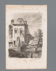 Ansicht eines Hauses am Wasser