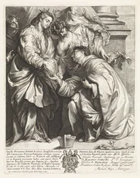 Vision des Heiligen Hermann Joseph (Version B)