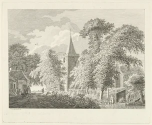 Dorfszene in Maartensdijk, 1753