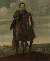 Prinz Frederik Hendrik zu Pferd