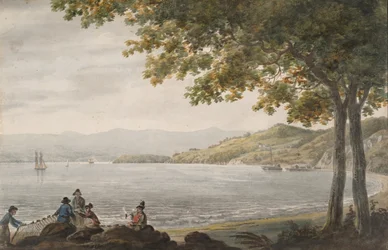 Shad-Fischer am Ufer des Hudson River, 1811-ca. 1813