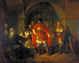 Patriarch Hermogenes weigert sich, die Polen zu segnen, 1860