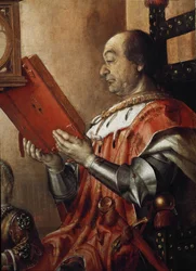 Doppelporträt von Frederic III de Montefeltro (Federico da Montefeltro)