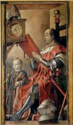 Doppelporträt von Federico da Montefeltro
