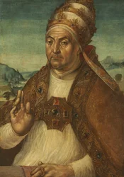 Porträt von Papst Sixtus IV. della Rovere, frühes 16. Jahrhundert