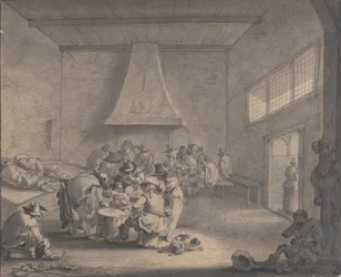 Wachszene, um 1700