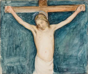 Kreuzigung, Entwurf für das Altarbild in der Kirche von Mikkeli