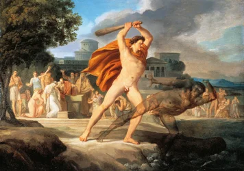 Herkules besiegt Thanatos