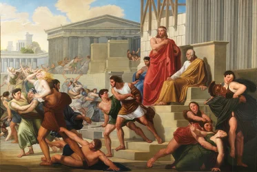 Der Raub der Sabinerinnen, 1823-1824