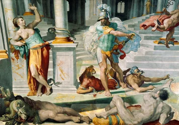 Odysseus und die Zauberin Circe, um 1550
