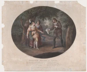 Rosalind, Oliver und Celia Shakespeare, Wie es euch gefällt, Akt 4, Szene 6, 1791