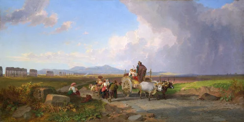 Szene in der römischen Campagna, 1865