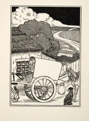 Ein Hund eines Trägers, aus Hundert Anekdoten über Tiere, veröffentlicht 1924