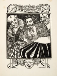 Ein sprechender Papagei, aus Hundert Anekdoten von Tieren, veröffentlicht 1924
