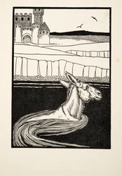 Ein verlassener Esel, aus Hundert Anekdoten über Tiere, veröffentlicht 1924
