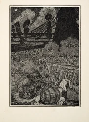 Hunde-Schmuggler, aus Hundert Anekdoten über Tiere, veröffentlicht 1924