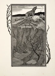 Sabinus und sein Hund, aus Hundert Anekdoten über Tiere, veröffentlicht 1924