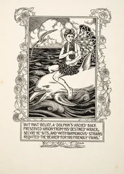 Der Delfin, aus Hundert Anekdoten über Tiere, veröffentlicht 1924