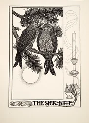 Der kranke Milan, aus Hundert Fabeln von Äsop, veröffentlicht 1903