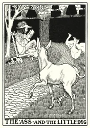 Fabeln von La Fontaine: Der Esel und der kleine Hund