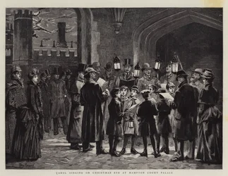 Weihnachtsliedersingen am Heiligabend im Hampton Court Palace
