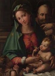 Die Heilige Familie mit dem kleinen Johannes dem Täufer, ca. 1524-26