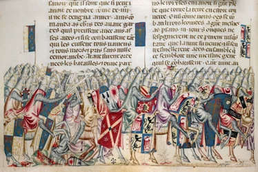 Expedition von Xerxes, Illustration aus den 