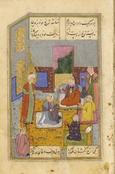 Ägyptische Frauen schneiden sich in die Hände beim Anblick von Yusufs Schönheit