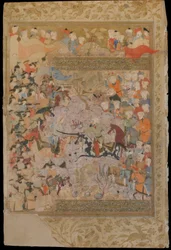 Die Schlacht gegen die Byzantiner um Aleppo