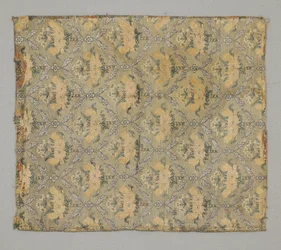 Fragment, florales ogivales Muster