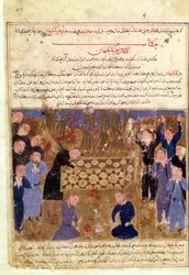 Beerdigung von Dschingis Khan, ca. 1430
