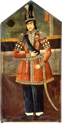 Porträt von Nasr-al-Din Shah, um 1850