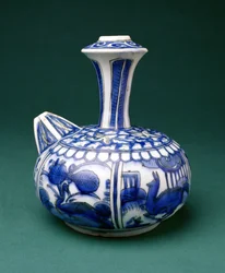 Safawidische Blau-Weiß-Kendi, 1600-50