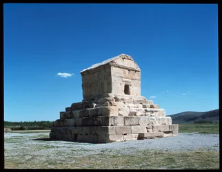 Ansicht des Grabes von Kyros