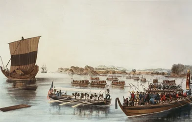 Den Rubikon überschreiten, ca. 1853