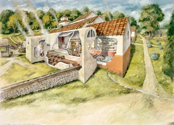 Römische Villa von Lullingstone, 4. Jahrhundert