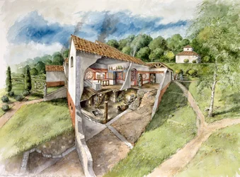 Römische Villa von Lullingstone, 4. Jahrhundert, ca. 1990-2010