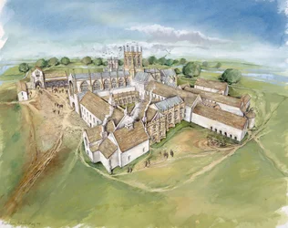 Muchelney Abbey, 16. Jahrhundert, ca. 1990-2010