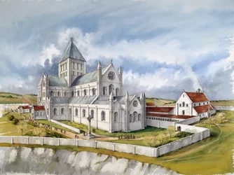 Kathedrale von Old Sarum, ca. 1150, ca. 1990-2010