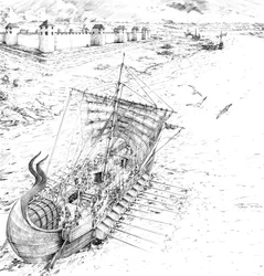 Römische Galeere, 4. Jahrhundert, ca. 1990-2010