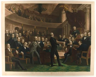 Der Senat der Vereinigten Staaten, 1850, veröffentlicht ca. 1855