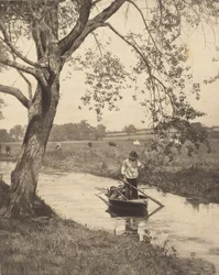 Ein Graben in Suffolk